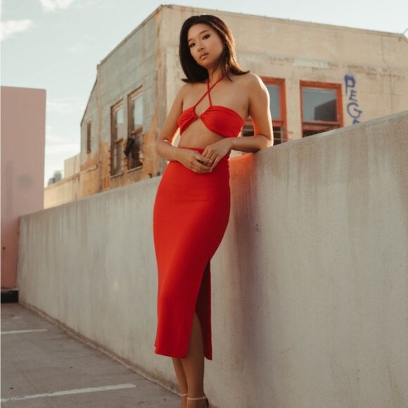 Red two piece set - Picture 1 of 6